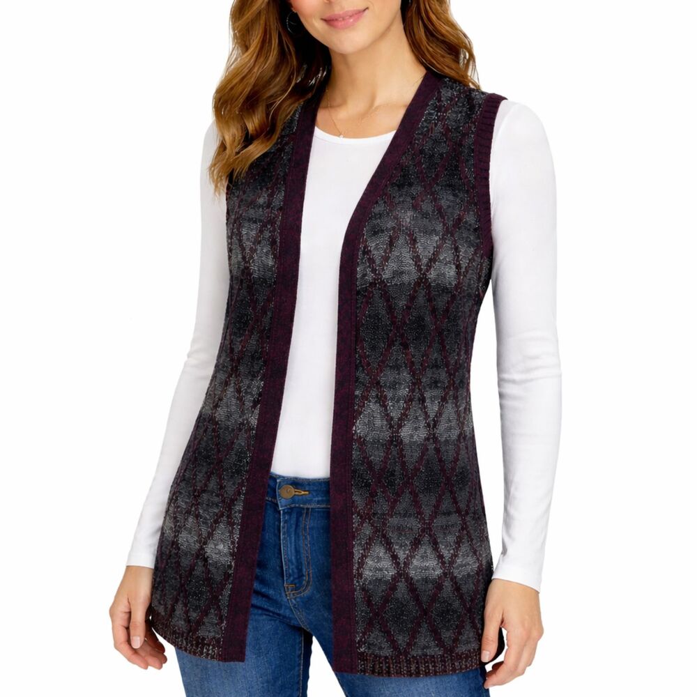 Christopher & Banks Cardigan Vest Size LP NWOT